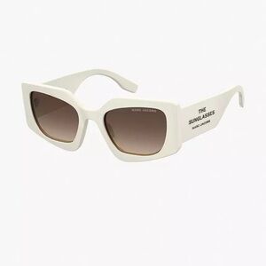 Marc Jacobs Cream Square Sunglasses